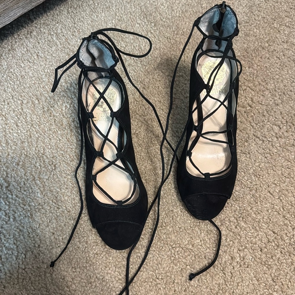 Vince Camuto Lace Up Heels